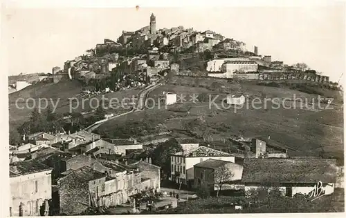 AK / Ansichtskarte Cordes sur Ciel Vue generale cote ouest Cordes sur Ciel
