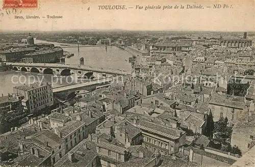 AK / Ansichtskarte Toulouse_Haute Garonne Vue generale prise de la Dalbade Toulouse Haute Garonne