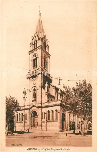 AK / Ansichtskarte Castres_Tarn Eglise Saint Jean Saint Louis Kirche Castres_Tarn