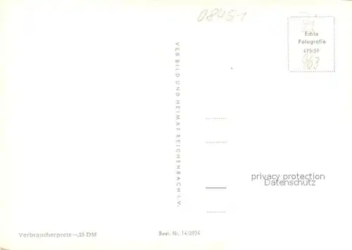 AK / Ansichtskarte Crimmitschau Postamt Friedenshain Platz der Solidaritaet Haus der Jugend Strassenpartie Bahnhof Robert Koch Platz Mendelsohn Bartholdy Platz Crimmitschau