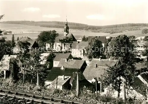 AK / Ansichtskarte Neudorf_Erzgebirge Ansicht mit Kirche Neudorf Erzgebirge