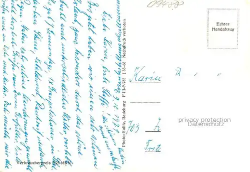 AK / Ansichtskarte Schoenfeld_Wiesenbad Partie an der Zschopau Blick zum Ort Handabzug 