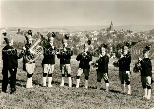 AK / Ansichtskarte Schneeberg_Erzgebirge Schneeberger Bergmusikanten Schneeberg Erzgebirge