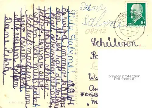 AK / Ansichtskarte Limbach_Oberfrohna Stadtansichten Teich Park Limbach Oberfrohna