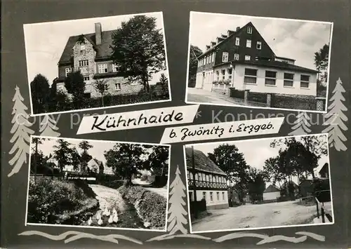 AK / Ansichtskarte Kuehnhaide_Zwoenitz Gaststaette Teichschaenke Kuehnhaide Zwoenitz