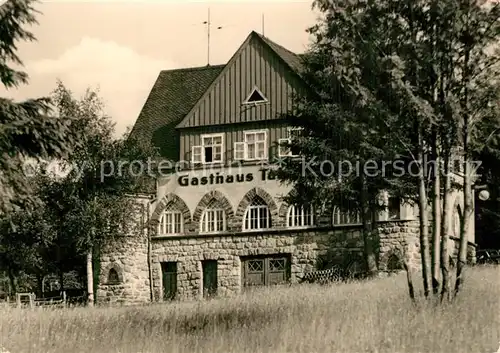 AK / Ansichtskarte Carlsfeld_Erzgebirge Gasthaus Talsperre Carlsfeld Erzgebirge