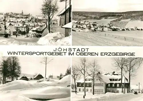 AK / Ansichtskarte Joehstadt Panorama Wintersportgebiet im Erzgebirge Joehstadt