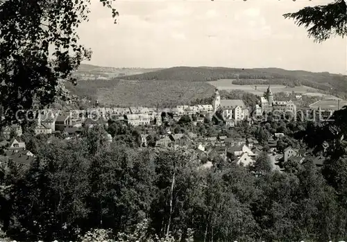 AK / Ansichtskarte Schwarzenberg_Erzgebirge Stadtpanorama Schwarzenberg Erzgebirge