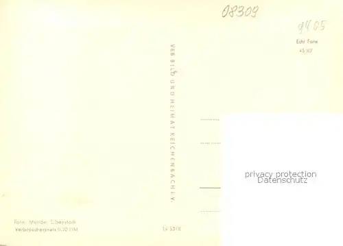 AK / Ansichtskarte Eibenstock Panorama Stadtbild mit Kirche Betriebsferienheim Waldhausen Panorama Bockautal Eibenstock