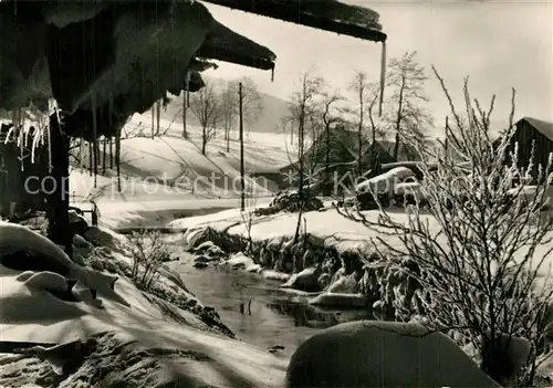AK / Ansichtskarte Wildenthal_Eibenstock Grosse Bockau Winterlandschaft Wildenthal_Eibenstock