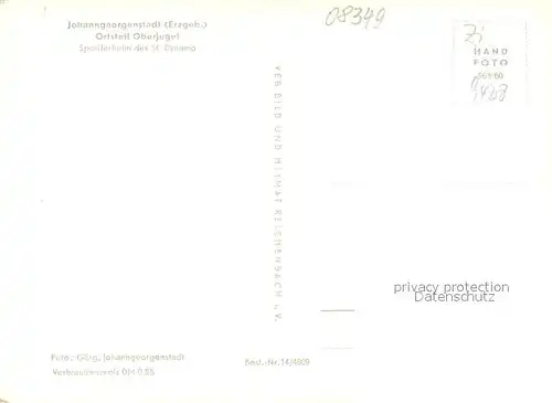 AK / Ansichtskarte Oberjugel Sportlerheim des SC Dynamo im Winter Oberjugel