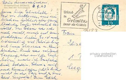AK / Ansichtskarte Groemitz_Ostseebad Strand Groemitz_Ostseebad