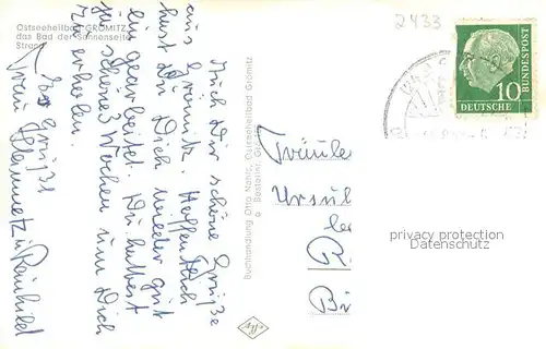 AK / Ansichtskarte Groemitz_Ostseebad Strand Groemitz_Ostseebad