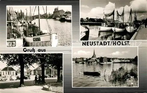AK / Ansichtskarte Neustadt_Holstein Fischerhafen Orspartien Neustadt_Holstein