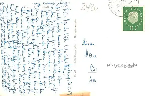 AK / Ansichtskarte Eutin Schloss Eutin