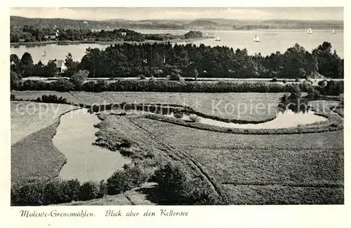 AK / Ansichtskarte Malente Gremsmuehlen Kellersee Panorama Malente Gremsmuehlen