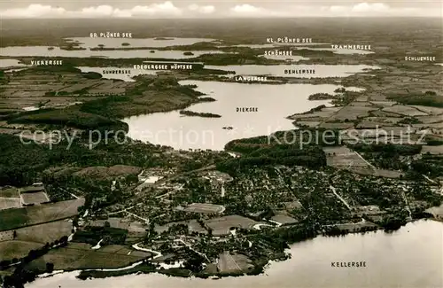 AK / Ansichtskarte Malente Gremsmuehlen Holsteinische Seenplatte Fliegeraufnahme Malente Gremsmuehlen