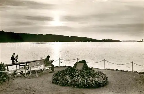 AK / Ansichtskarte Malente Gremsmuehlen Abendstimmung am Dieksee Malente Gremsmuehlen