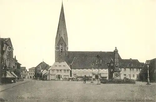 AK / Ansichtskarte Eutin Marktplatz Kirche Eutin