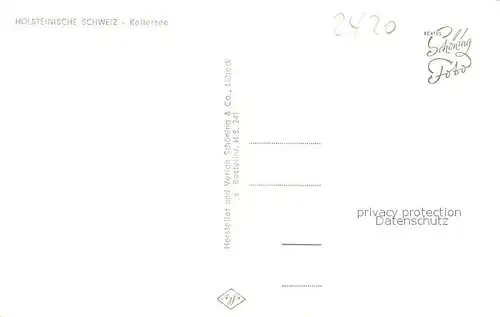 AK / Ansichtskarte Holsteinische_Schweiz Kellersee Holsteinische_Schweiz