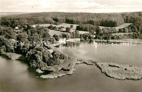 AK / Ansichtskarte Sielbeck_Holsteinische Schweiz Ukleisee Fliegeraufnahme Sielbeck