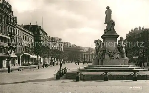 AK / Ansichtskarte Bordeaux Le monument Gambetta sur les allees de Tourny Bordeaux
