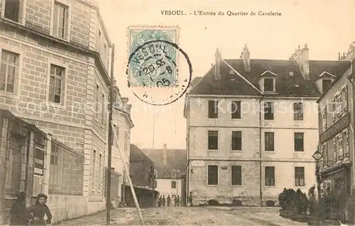 AK / Ansichtskarte Vesoul_Haute_Saone Entree du Quartier de Cavalerie Vesoul_Haute_Saone