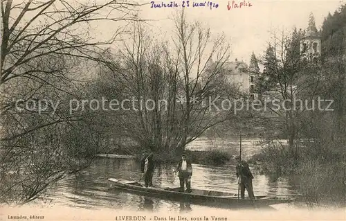 AK / Ansichtskarte Liverdun Dans les Iles sous la Vanne Liverdun