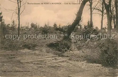 AK / Ansichtskarte Pont a Mousson Cote du Cimetiere Pont a Mousson