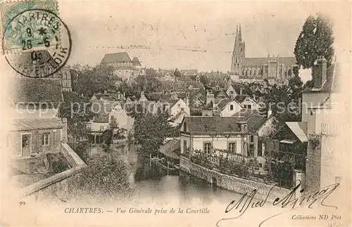 AK / Ansichtskarte Chartres_Eure_et_Loir Panorama Chartres_Eure_et_Loir