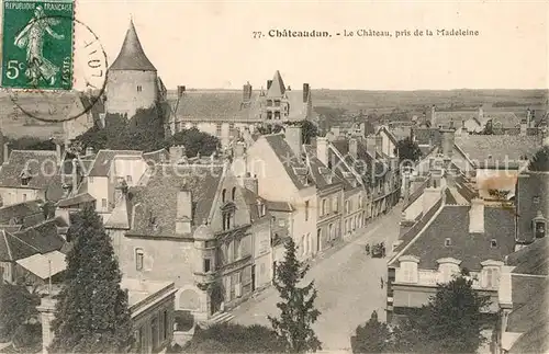 AK / Ansichtskarte Chateaudun Chateau pris de la Madeleine Chateaudun