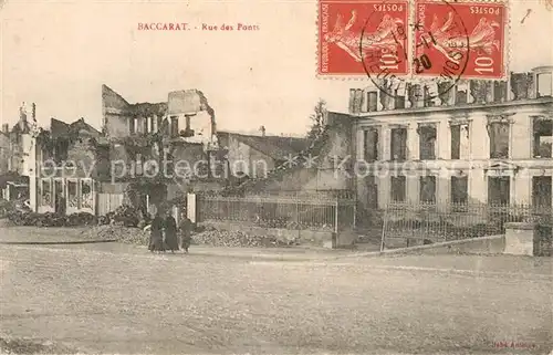AK / Ansichtskarte Baccarat Rue des Ponts Baccarat
