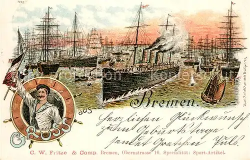 AK / Ansichtskarte Bremen Hafen Bremen