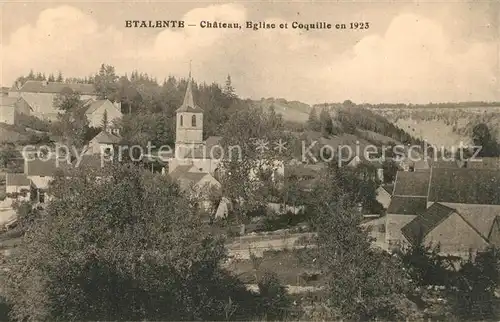 AK / Ansichtskarte Etalante Chateau Eglise Coquille Etalante