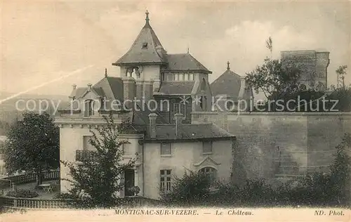 AK / Ansichtskarte Montignac_Dordogne Schloss Montignac Dordogne