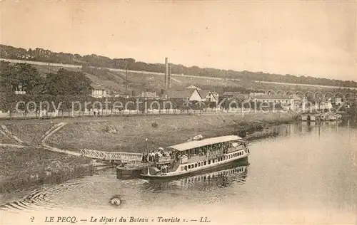 AK / Ansichtskarte Le_Pecq Anlegestelle Passagierschiff Le_Pecq