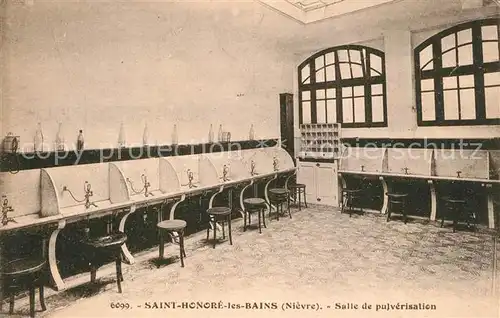 AK / Ansichtskarte Saint Honore les Bains Salle de pulverisation Saint Honore les Bains