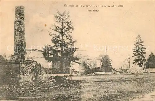 AK / Ansichtskarte Vauclerc Bataille de la Marne  Vauclerc