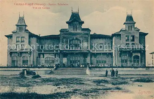 AK / Ansichtskarte Valras Plage Station Balneaire Vue du Casino Valras Plage
