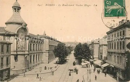 AK / Ansichtskarte Nimes Boulevard Victor Hugo Nimes