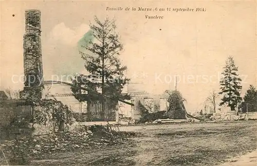 AK / Ansichtskarte Vauclerc Bataille de la Marne  Vauclerc