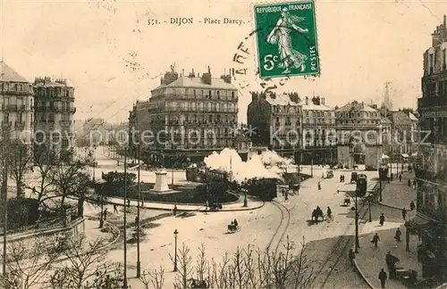 AK / Ansichtskarte Dijon_Cote_d_Or Place Darcy Dijon_Cote_d_Or