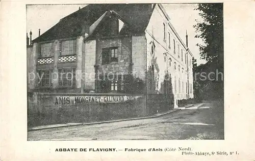 AK / Ansichtskarte Flavigny sur Ozerain Abbaye Fabrique d Anis Flavigny sur Ozerain
