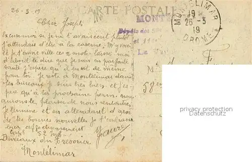 AK / Ansichtskarte Montelimar Jardin public  Montelimar