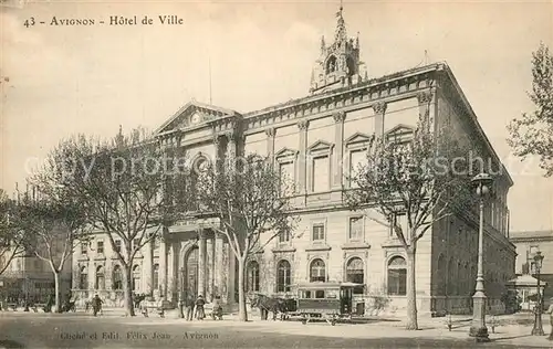 AK / Ansichtskarte Avignon_Vaucluse Pferdebahn Felix Jahn Avignon Vaucluse