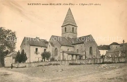 AK / Ansichtskarte Savigny sous Malain Eglise Savigny sous Malain