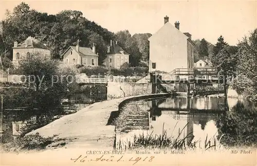 AK / Ansichtskarte Crecy_en_Brie Moulin sur le Morin Crecy_en_Brie