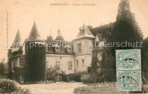 AK / Ansichtskarte Montlucon Chateau de Saint Jean Montlucon