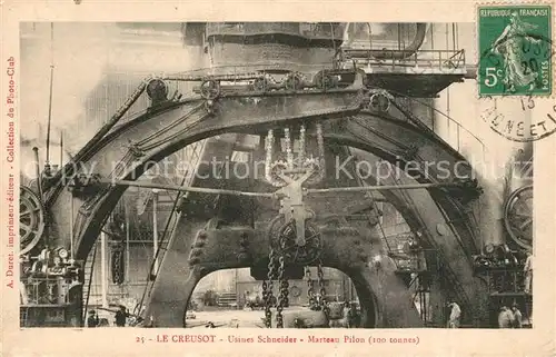 AK / Ansichtskarte Le_Creusot_Saone et Loire Usines Schneider Marteau Pilon Le_Creusot_Saone et Loire