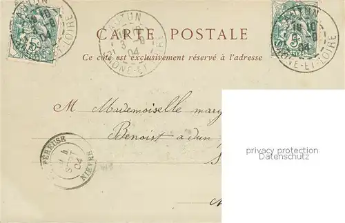 AK / Ansichtskarte Autun Eveche Autun